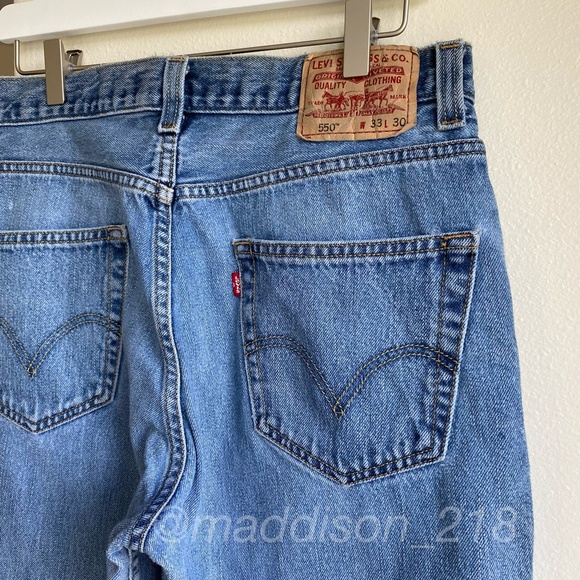 Levi’s Vintage 550 High Rise Straight Leg Dad Jeans size 33 - Picture 9 of 9